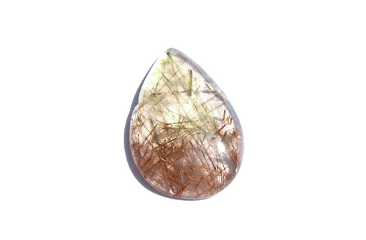 Colorful rutile quartz